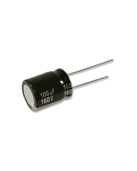 Condensador Electrolítico De 100µF 160V 100/160