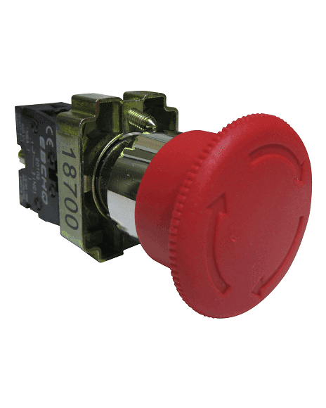 Pulsador De Emergencia Rojo 18700