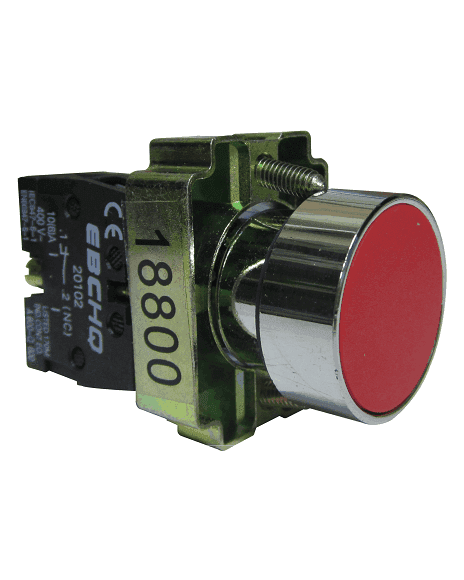 Pulsado De Emergencia Rojo 18800