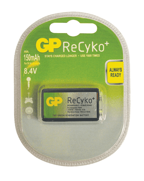 Batería Recargable 9VR