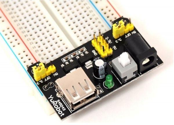 Protoboard 830 puntos con Fuente FMB102