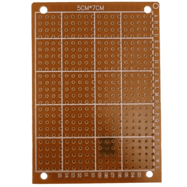 Placa Pcb Prototipo Universal 5X7Cm Para Soldadura De Componentes Electrónicos SUC5X7