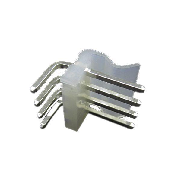 Conector Molex Blanco Macho En Ángulo Recto De 4 Pines C4.156MA