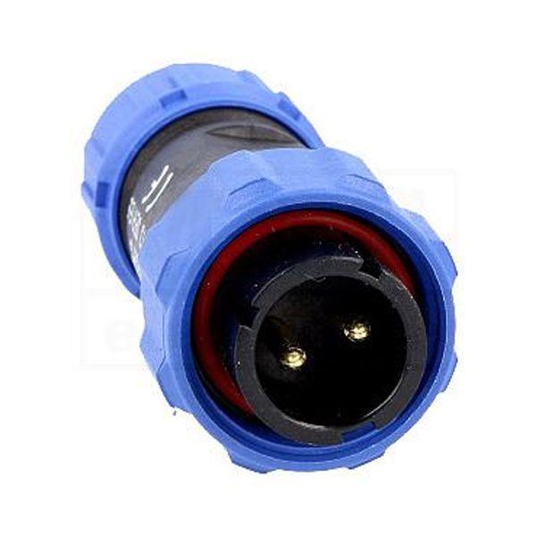 Conector Aéreo Macho 2 Pines SP11 IP68 CA11-2M  