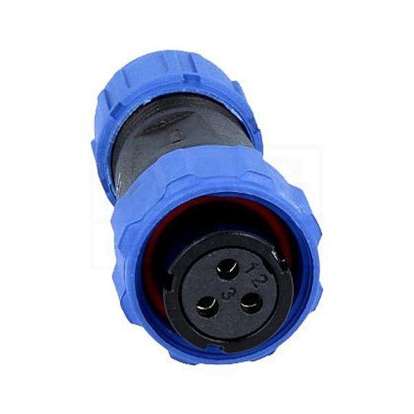 Conector Aéreo Hembra 3 Pines SP11 IP68 CA11-3H