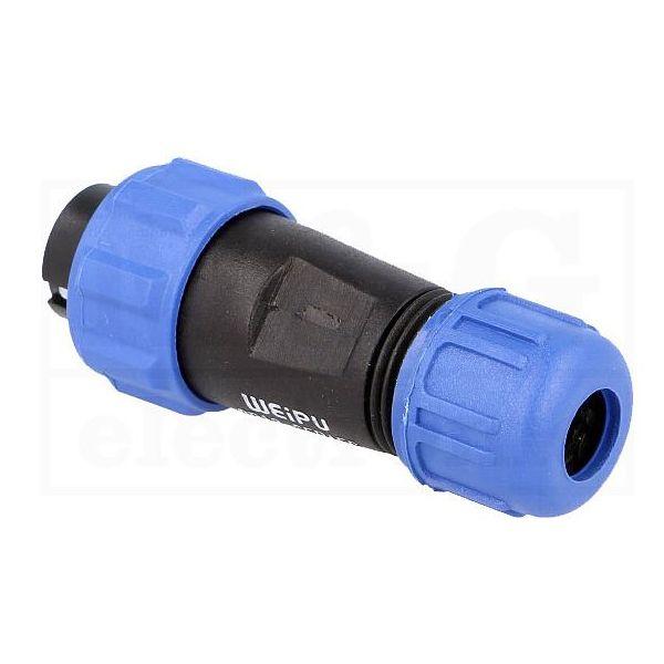 Conector Aéreo Macho 5 Pines SP11 IP68 CA11-5M