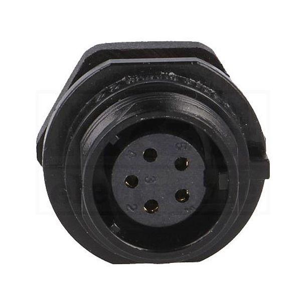 Conector Chasis Hembra 5 Pines SP11 IP68 CC11-5H