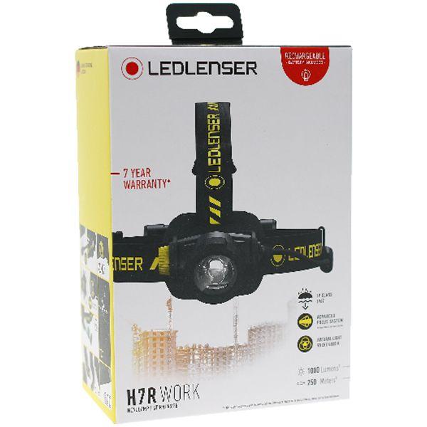 Linterna Frontal Industrial 1000lm 250m LedLenser H7R.WORK