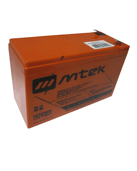 Bateria Seca AGM 12Vdc 7Ah Mtek HGL7-12
