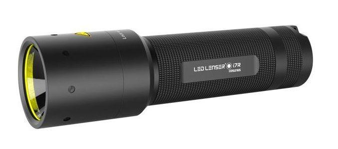 Linterna Led Lenser I7R 220 Lúmenes Alcance De 180mt Con Base De Carga Doble I7DR