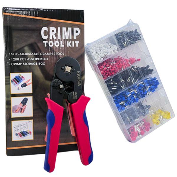 Kit Ponchadora de Terminal Tubular con 1200 piezas KIT-PTTUBO