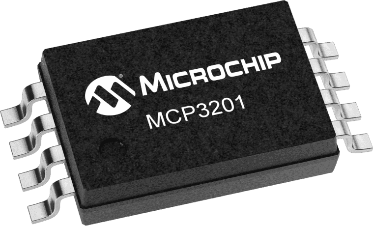  Convertidor Analógico a Digital MPC3201 (ADC) de 12 bits  MCP3201