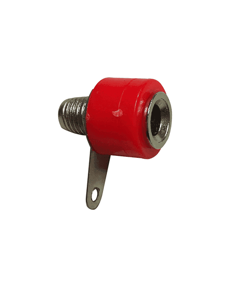 Banana hembra roja y negra diametro de 4mm MK626