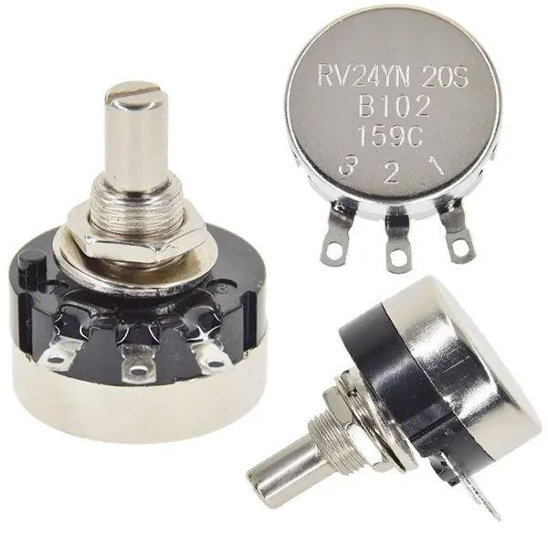 Potenciómetro lineal 2KΩ 0.25W 1 vuelta PLC2K-1