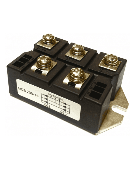 Puente Rectificador Trifásico 1600Vac 200A PRT200A16