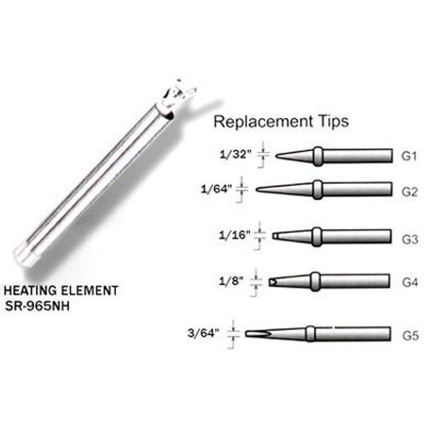 Punta Cerámica para Cautín Solomon PTAG1 