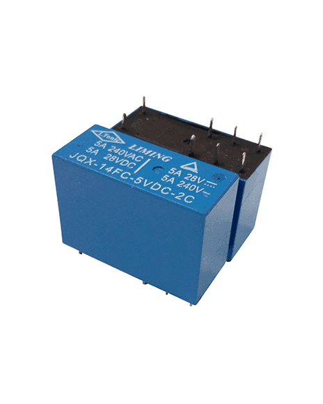 Rele 8 pines para impreso 5Vdc 5A R5V8PIDC