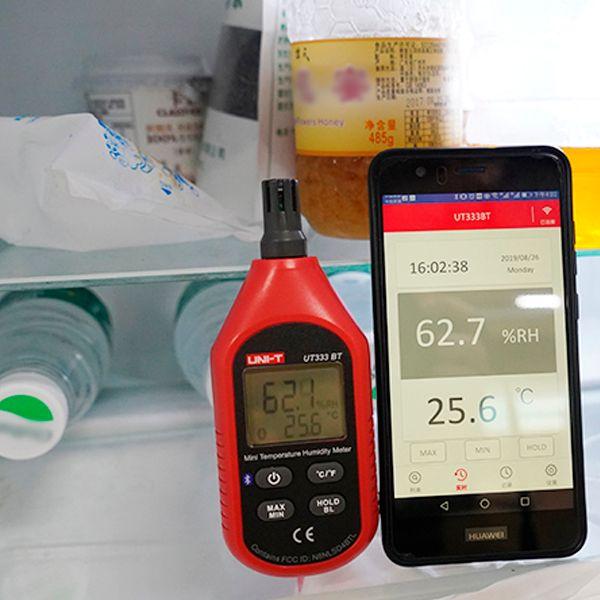 Mini Termohigrómetro Bluetooth Uni-Trend UT333BT