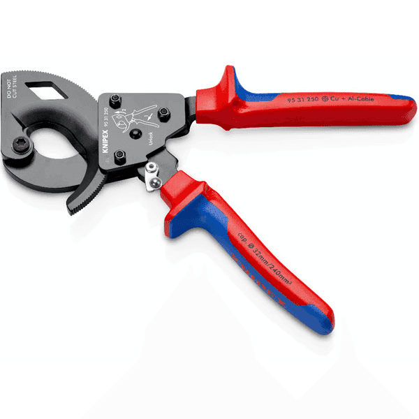 Cortacables Tipo Carraca 250 mm KNIPEX 9531250 Cortacables Tipo Carraca 250 mm KNIPEX 9531250