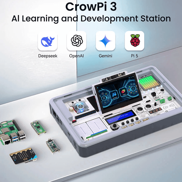 Kit De Inicio Con RaspberryPI5 con Pantalla KITEDRAS5 Kit De Inicio Con RaspberryPI5 con Pantalla KITEDRAS5